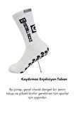 Ghassy Co. 5'li Erkek Kaydırmaz Tabanlı Futbol Koşu Fitness Pamuklu Spor Çorabı
