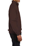 Ghassy Co. Erkek Dik Yaka Silver Yarım Fermuarlı Sweatshirt