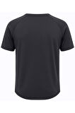 Ghassy Co. Erkek Reglan Oval Kesim %100 Pamuk Yumuşak Dokulu Bisiklet Yaka T-shirt
