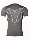 Ghassy Co. Erkek Ultra Esnek Koşu Egzersiz Hızlı Kuruma Nefes Alabilen Kısa Kollu Spor T-shirt