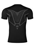 Ghassy Co. Erkek Ultra Esnek Koşu Egzersiz Hızlı Kuruma Nefes Alabilen Kısa Kollu Spor T-shirt