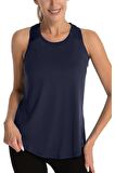 Ghassy Co. Kadın Cross Üst Sırt File Detaylı Antrenman Yoga Spor Atlet Tank Tops 1783