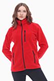 Ghassy Co. Kadın Tam Fermuarlı Kalın Outdoor Polar Ceket 