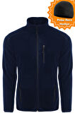 Ghassy Co. Erkek Pro Rüzgar Geçirmez 5 Cepli Outdoor Tam Fermuarlı Polar Ceket
