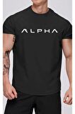 Ghassy Co. Erkek Alpha Sports Reglan Oval Kesim Penye T-shirt