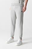 Avva Erkek Gri Pamuklu Sardonlu 3 Iplik Regular Fit Jogger Esofman Alti E003402