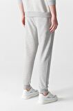 Avva Erkek Gri Pamuklu Sardonlu 3 Iplik Regular Fit Jogger Esofman Alti E003402