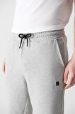 Avva Erkek Gri Pamuklu Sardonlu 3 Iplik Regular Fit Jogger Esofman Alti E003402