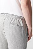 Avva Erkek Gri Pamuklu Sardonlu 3 Iplik Regular Fit Jogger Esofman Alti E003402