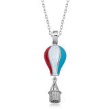 Gümüş Kapadokya Balon Kadın Kolye