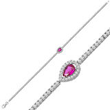 Gümüş Damla Su Yolu Kadın Bileklik