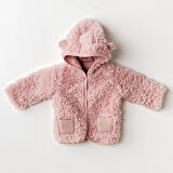 Kız Bebek Mont Coat Plush Puppy Gazelle AC25058