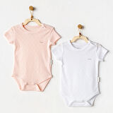 Bebek Body 2 Parça Short Sleeve Body Jacquard Basic AC25554