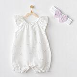 Kız Bebek Tulum Takim Romper AC25573
