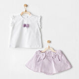 Kız Bebek Takım 2 Parça Set Magical Butterfly AC25575