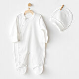 Bebek Tulum Takım Romper Hat Organic Prematüre Set