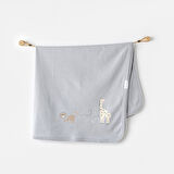 Erkek Bebek Battaniye Blanket 85x90 Little King