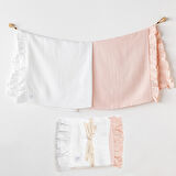 Kız Bebek Battaniye 2 Parça Blanket 85x90 Muslin Home