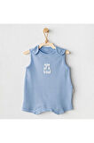 Andy Wawa Bebek Romper Basic Mavi Tulum AC25895
