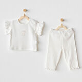 Kız Bebek Takım 2 Parça Set Basic AC25898