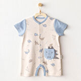 Erkek Bebek Tulum Romper Dino AC25917