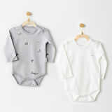 Andywawa AC26036 Keep Smiling 2’li Badi Grey