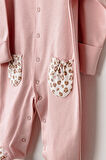 Andywawa Bebek Little Leopard Romper Tulum Pembe AC26240
