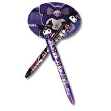 Kuromi Yüz Figür Başlıklı Versatil Uçlu Kalem 0.7 (586146) 1 Adet