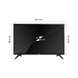 YE-32020 32" 81 Ekran Uydu Alıcılı HD Ready LED TV