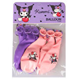 Kuromi Baskılı Renkli Balon 6 lı (596806)