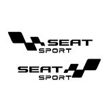 Seat Sport Araba Yan kapı Sticker 30 cm Siyah Renk