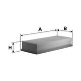 Bosch Hava Filtresi 70X266X212 A4 1.6 00 Alz