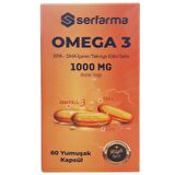 Serfarma Omega 3 1000 mg 60 Yumuşak Kapsül