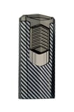 Quantoro 3 Torch Pürmüz Siyah-Karbon Metal Puro Çakmağı - TRZ1007