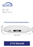 Acura AC-52 CE Onaylı 20KG Kapasiteli Dijital Bebek Tartısı