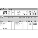 Opel Motor Piston Segman Komple { 1mm Farklı} Astra G – Astra H – Vectra C – Zafıra B – Meriva A – Z16xep - Yenmak 31-04216-100