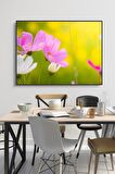 50 x 60 cm İlk Bahar Desenli Cam Tablo 4mm Temperli Camdır