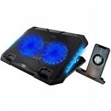 Storm Rgb Led Işıklı 2 Fanlı 2 Usb Notebook Soğutucu Stand S900