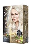 Maxx Deluxe Saç Boyası 0.2 Buzul Sarısı-Profesyonel Cillten Boya Silici Set