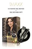 Maxx Deluxe Saç Boyası 4.0 Kahve-Boyama Seti