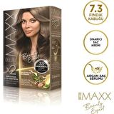 Maxx Deluxe Krem Saç Boyası 7.3 Fındık Kabuğu