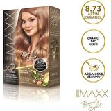 Maxx Deluxe Krem Saç Boyası 8.73 Altın Karamel