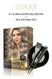 Maxx Deluxe Saç Boyası 9.1 Elmas Sarısı-Boyama Seti