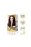 Maxx Deluxe Golden Altın İçerikli Saç Boyası 3.66 Patlıcan Moru