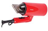 Raks Frida Katlanabilir 1400 Watt Seyahat Tipi Saç Kurutma Makinası KIRMIZI