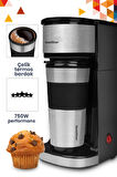 Goldstar St7312 Solo Inox - Siyah Filtre Kahve Makinesi