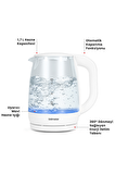 Goldmaster Beykoz Işıklı Cam 1.8 Lt Kettle