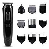 Goldmaster GM-7184 9 Başlıklı Kablosuz Kuru Saç-Sakal-Burun Çok Amaçlı Tıraş Makinesi 