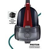 GoldMaster Platon Toz Torbasız Elektrikli Süpürge Kırmızı