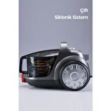 GoldMaster Platon Toz Torbasız Elektrikli Süpürge Kırmızı